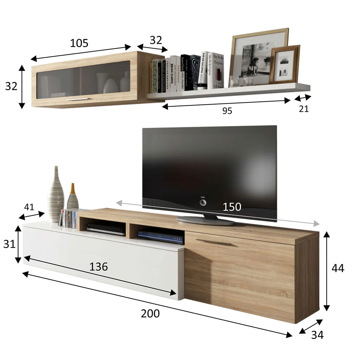 Mueble de salón para TV modelo UTIEL. - Image 5